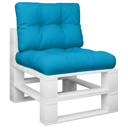 Pallehynder 2 stk. stof blå