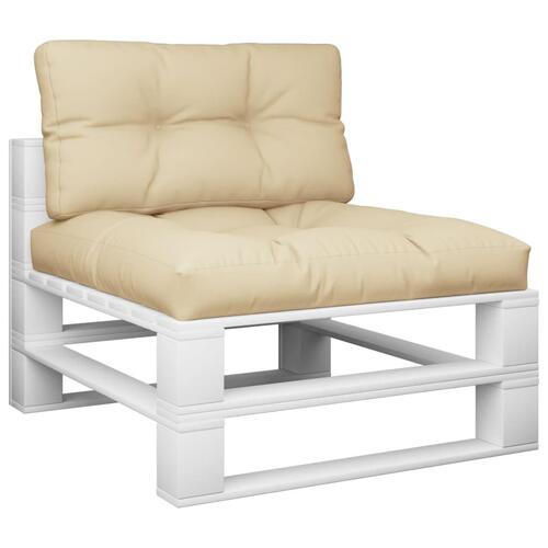 Pallehynder 2 stk. stof beige