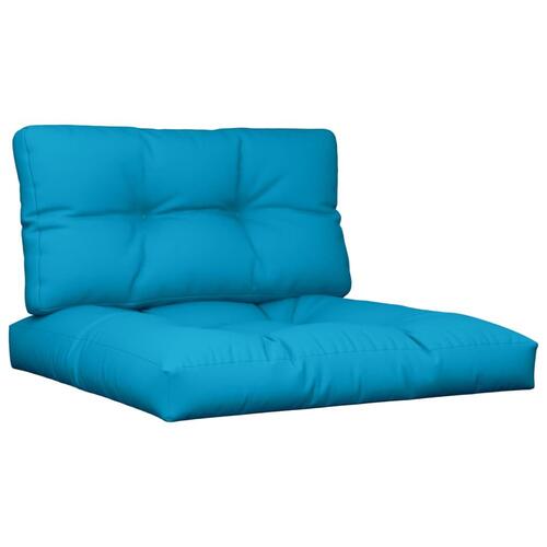 Pallehynder 2 stk. stof blå