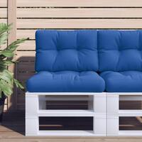 Pallehynde 50x40x12 cm stof kongeblå