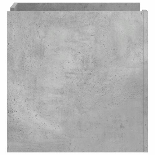 Sengebord 45x50x50 cm konstrueret træ betongrå
