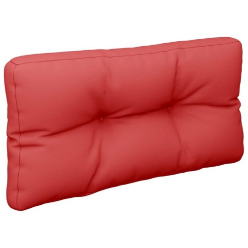 Pallehynde 70 × 40 × 12 cm - rød stofhynde til pallesofa og havemøbler