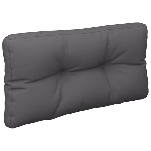 Pallehynde 80x40x12 cm stof antracitgrå