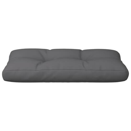 Pallehynde 80x40x12 cm stof antracitgrå