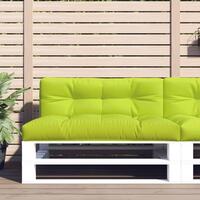 Pallehynde 120x40x12 cm stof lysegrøn