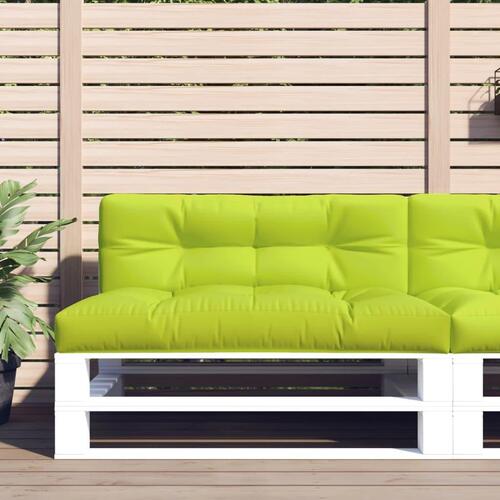 Pallehynde 120x40x12 cm stof lysegrøn