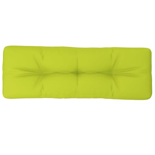Pallehynde 120x40x12 cm stof lysegrøn