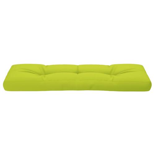 Pallehynde 120x40x12 cm stof lysegrøn