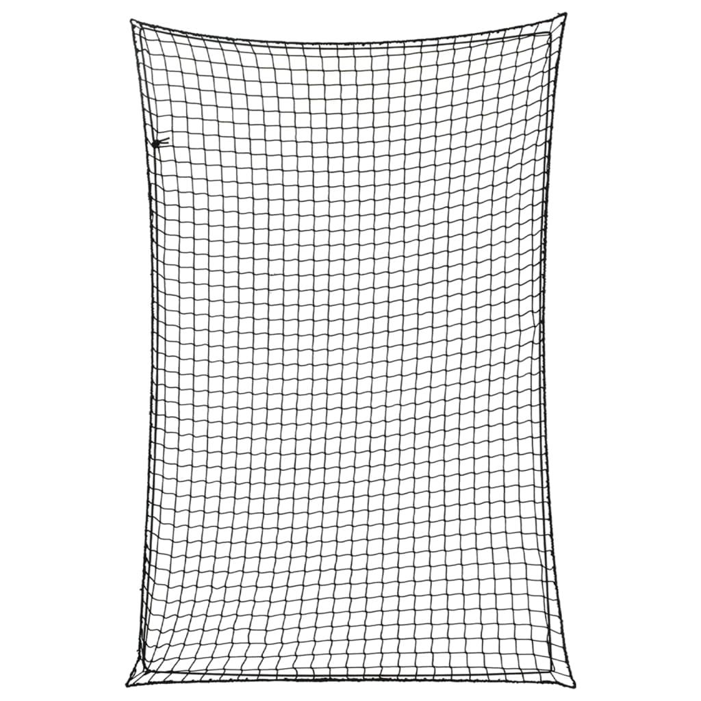 Trailernet med elastiksnor 3x2 m PP sort billede