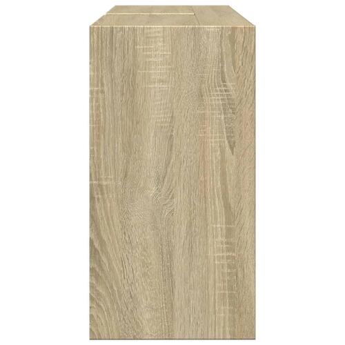 Underskab til håndvask 90x29x55 cm konstrueret træ sonoma-eg