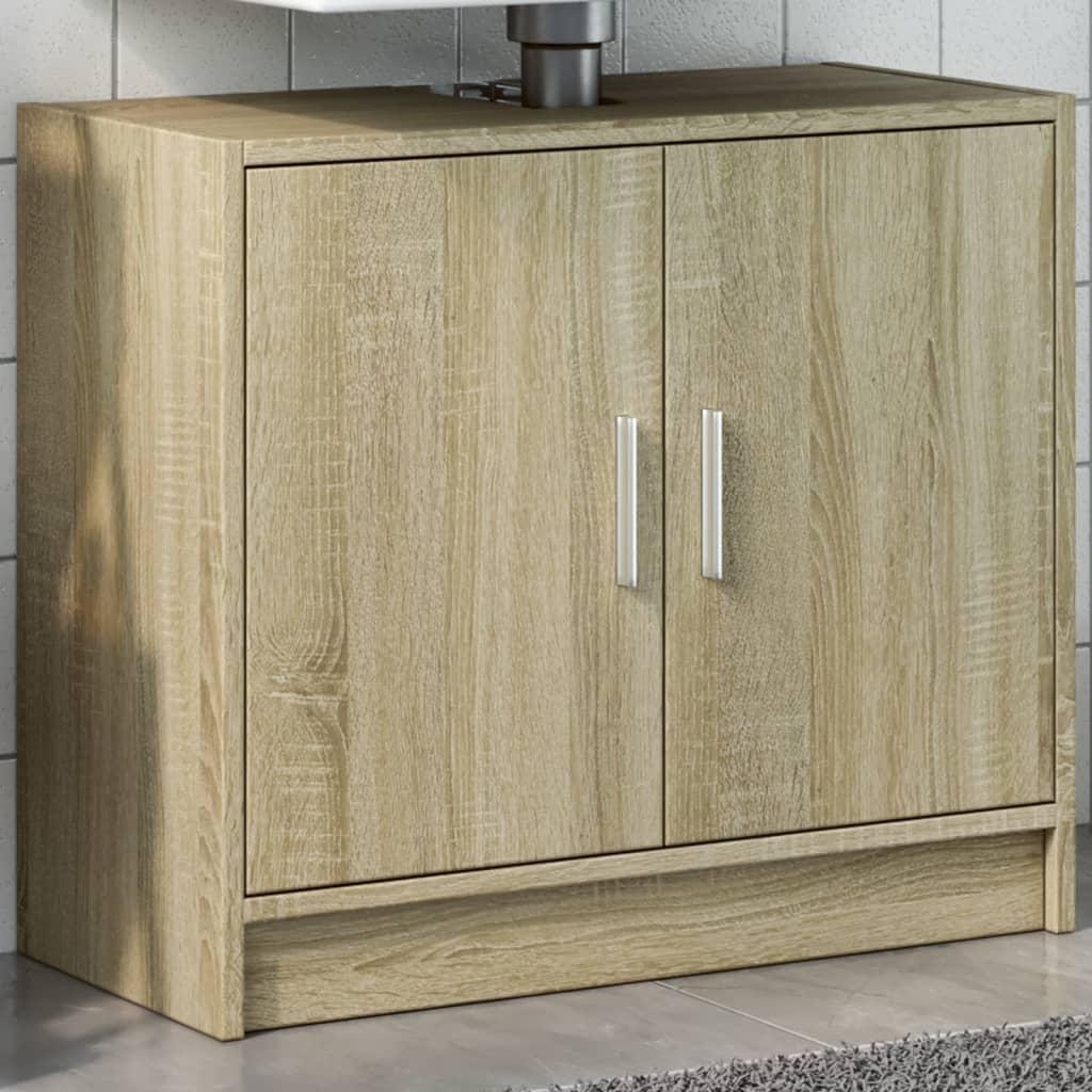 Underskab 63x29x55 cm konstrueret træ sonoma-eg