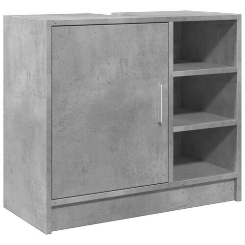 Underskab til håndvask 63x29x55 cm konstrueret træ betongrå