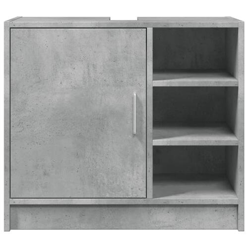 Underskab til håndvask 63x29x55 cm konstrueret træ betongrå