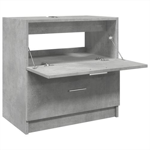 Underskab til håndvask 59x37x59 cm konstrueret træ betongrå