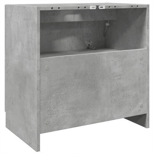 Underskab til håndvask 59x37x59 cm konstrueret træ betongrå