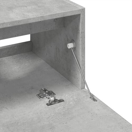 Underskab til håndvask 59x37x59 cm konstrueret træ betongrå