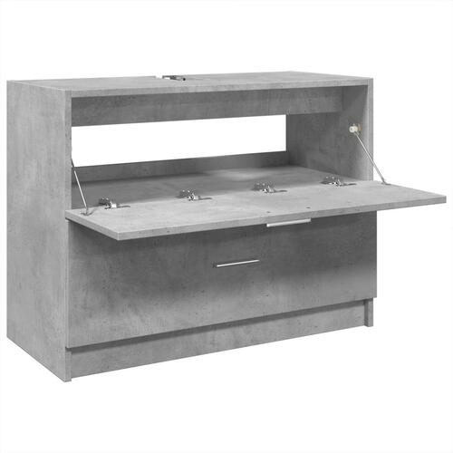 Underskab til håndvask 78x37x59 cm konstrueret træ betongrå