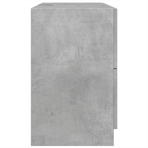 Underskab til håndvask 78x37x59 cm konstrueret træ betongrå