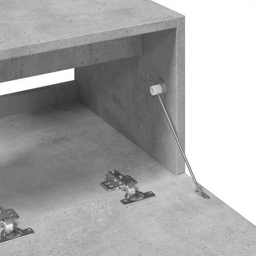 Underskab til håndvask 78x37x59 cm konstrueret træ betongrå