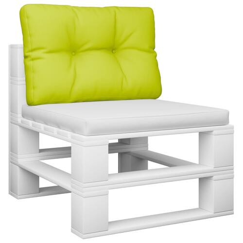 Pallehynde 50x50x12 cm stof lysegrøn