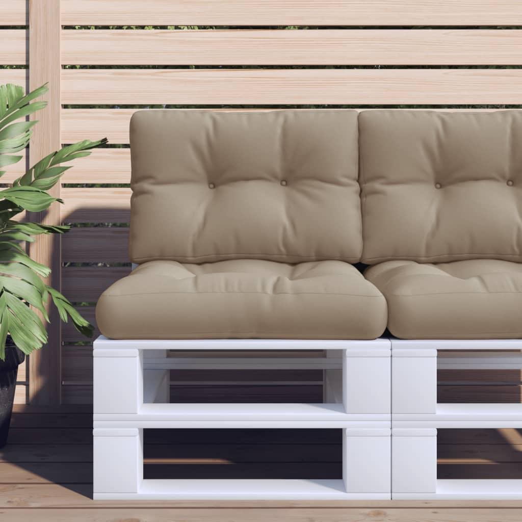 Pallehynde 60x40x12 cm stof gråbrun