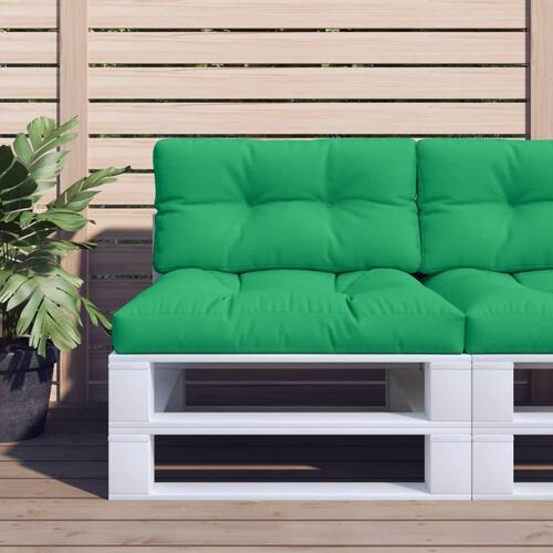 Pallehynde 70x40x12 cm stof grøn