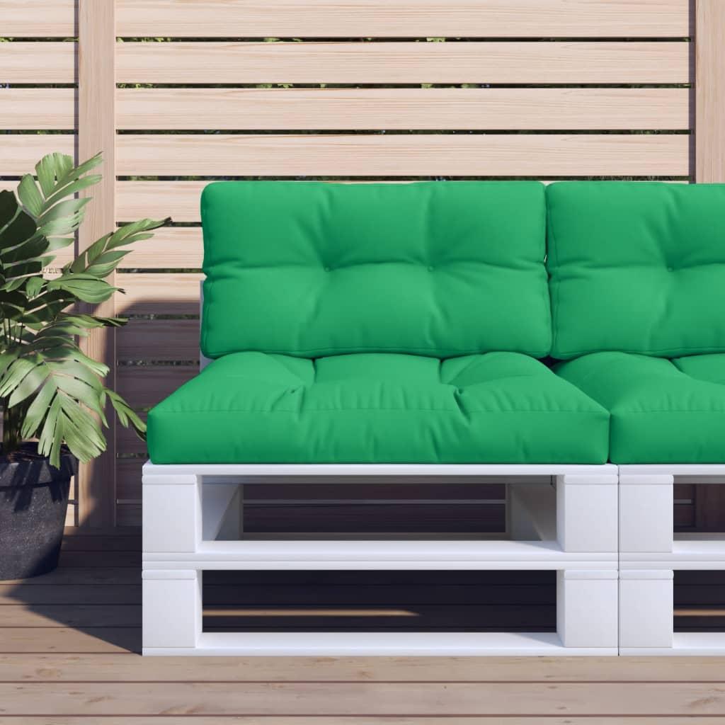 Pallehynde 70x40x12 cm stof grøn