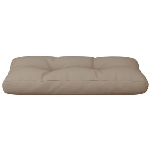 Pallehynde 80x40x12 cm stof gråbrun