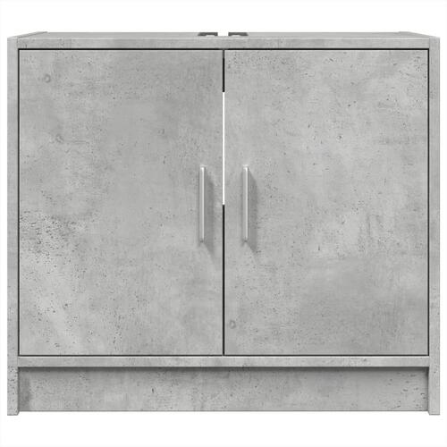 Underskab til håndvask 63x29x55 cm konstrueret træ betongrå