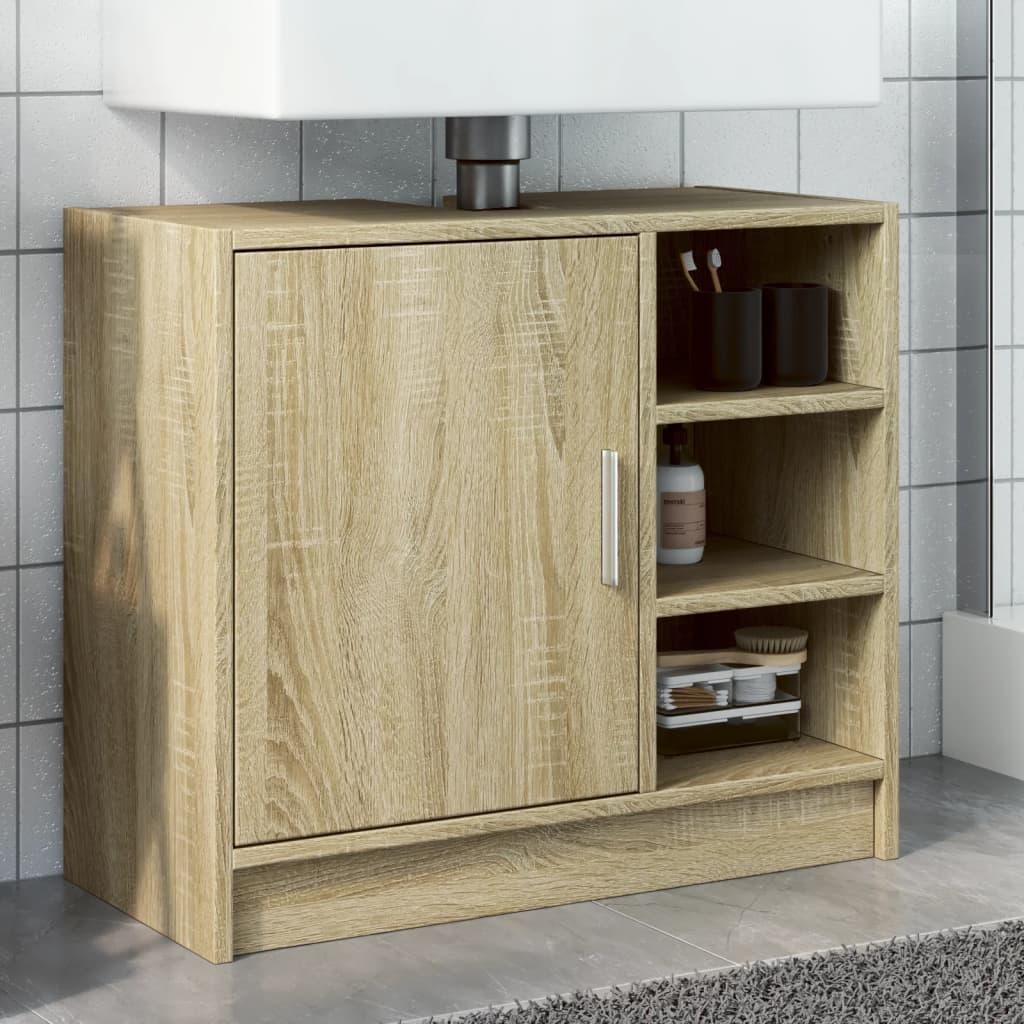 Underskab 63x29x55 cm konstrueret træ sonoma-eg