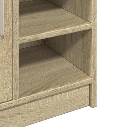 Underskab 63x29x55 cm konstrueret træ sonoma-eg