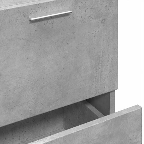 Underskab til håndvask 40x37x59 cm konstrueret træ betongrå