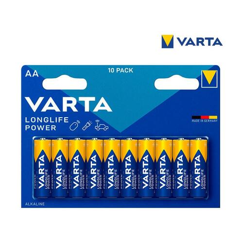 Batterier Varta High Energy AA 10-pack (10 Dele)