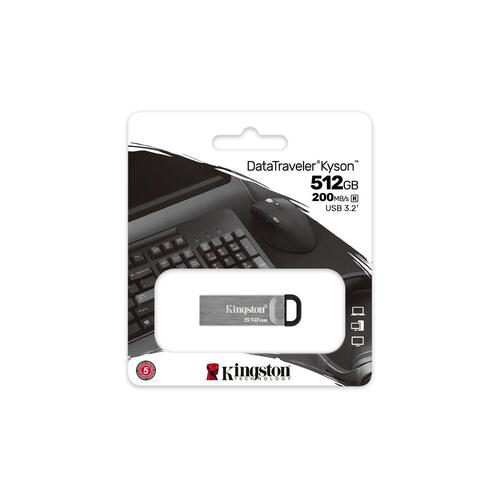 USB-stik Kingston DTKN/512GB Sølvfarvet 512 GB