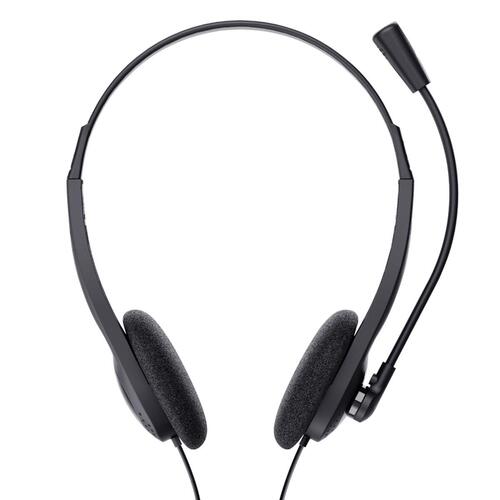 Hovedtelefoner med mikrofon Trust 24659 Sort