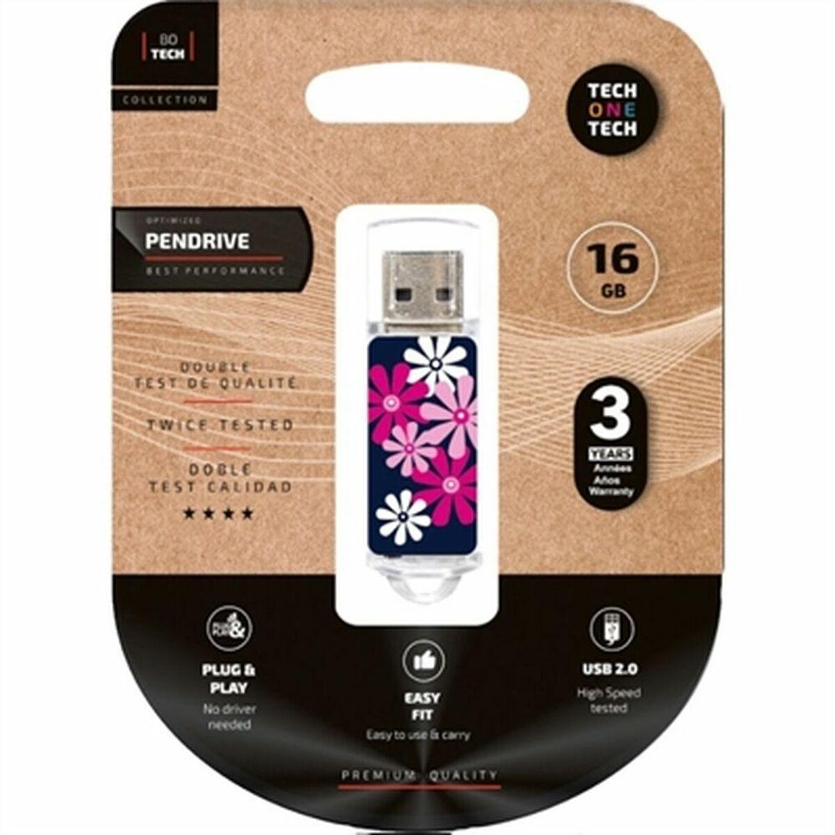 USB-stik Tech One Tech TEC4017-16 16 GB