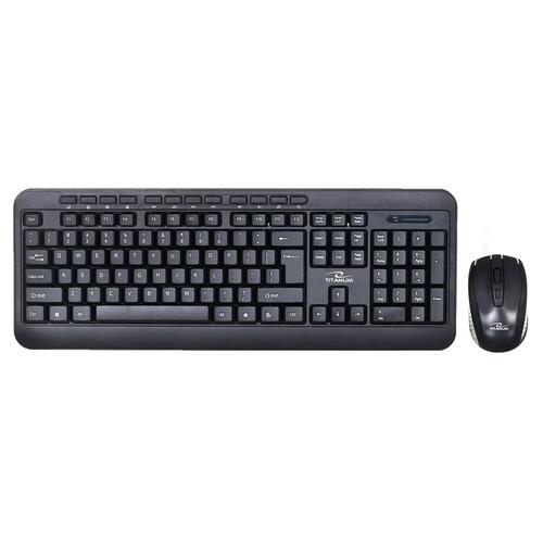 Tastatur og mus Titanum TK109 Sort