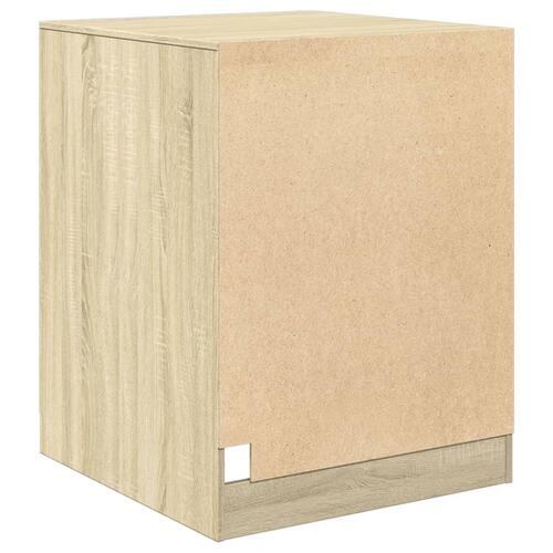 Vaskemaskineskab 70,5x71,5x91,5 cm sonoma-eg