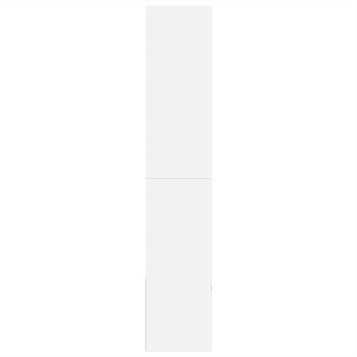 Bogreol 100x36x189 cm konstrueret træ hvid