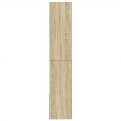 Bogreol 100x36x189 cm konstrueret træ sonoma-eg