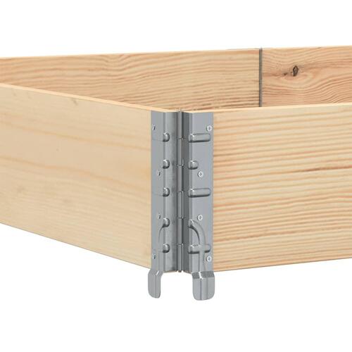 Palleramme 150x100 cm massivt fyrretræ
