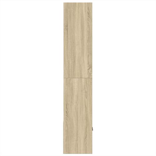 Bogreol 70x36x189 cm konstrueret træ sonoma-eg