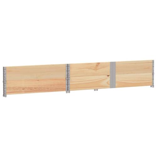 Pallerammer 2 stk. 150x100 cm massivt fyrretræ
