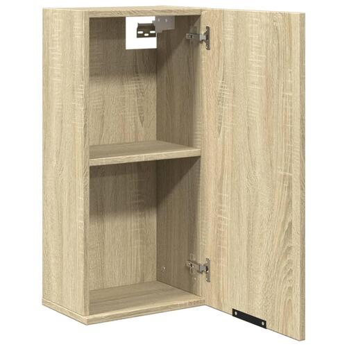 Væghængt badeværelsesskab 32x20x67 cm sonoma-eg