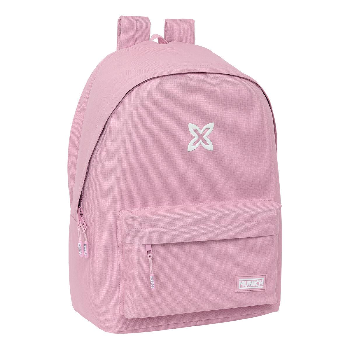 Munich Basic laptoprygsæk - Pink 31 × 44 × 18 cm billede