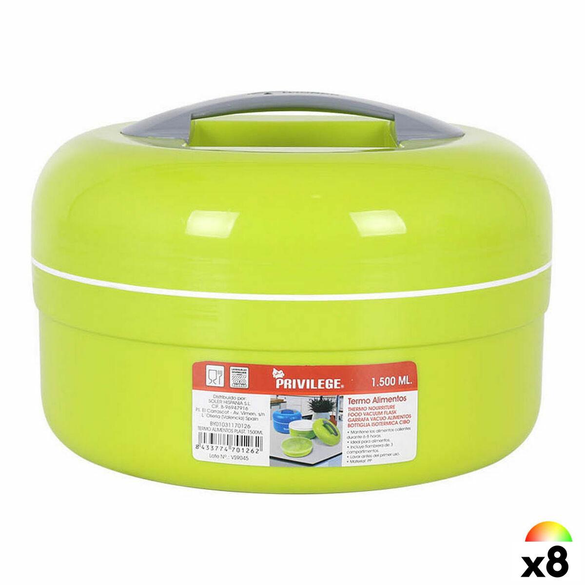 Privilege termo-madkande 1,5 l - plastik, 22 × 15 cm (8 stk.)