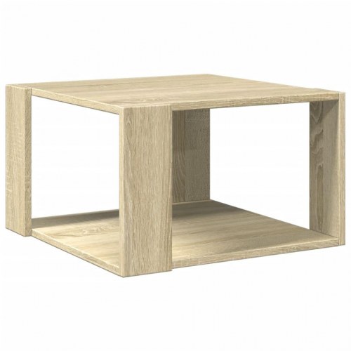 Sofabord i konstrueret træ - 51,5 × 51,5 × 30 cm, sonoma-eg