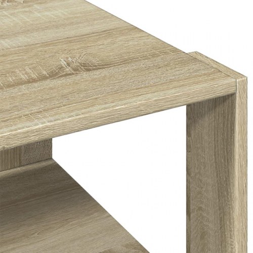 Sofabord i konstrueret træ - 51,5 × 51,5 × 30 cm, sonoma-eg