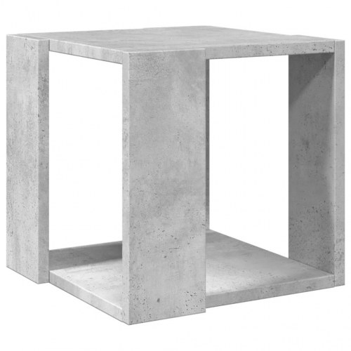 Sofabord i konstrueret træ 32 x 32 x 30 cm betongrå