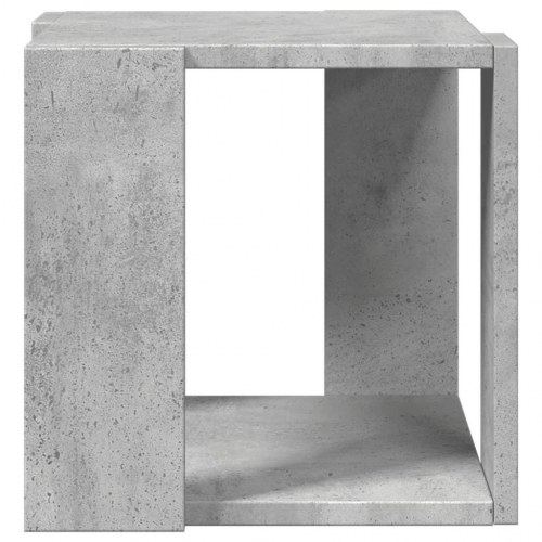 Sofabord i konstrueret træ 32 x 32 x 30 cm betongrå